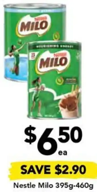 Drakes Nestle Milo 395g-460g offer