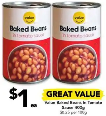 Drakes Value Baked Beans In Tomato Sauce 400g offer
