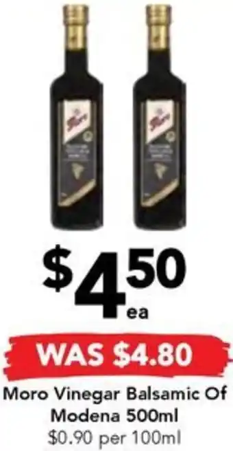 Moro Vinegar Balsamic Of Modena 500ml