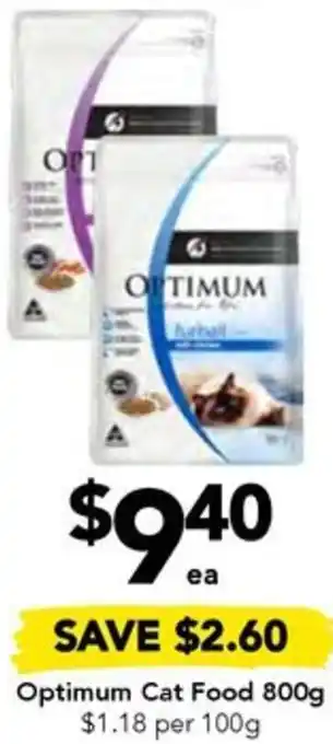 Drakes Optimum Cat Food 800g offer