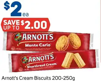 Foodland Arnott's Cream Biscuits 200-250g offer