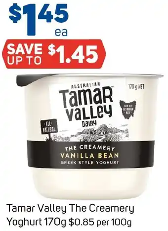 Foodland Tamar Valley The Creamery Yoghurt 170g offer