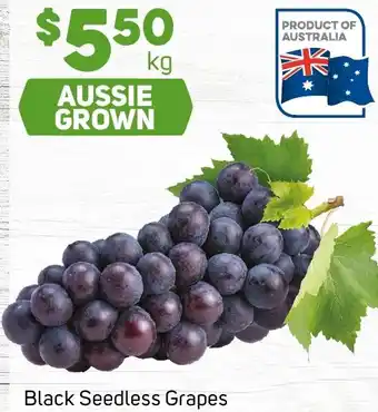 Foodland Black Seedless Grapes offer