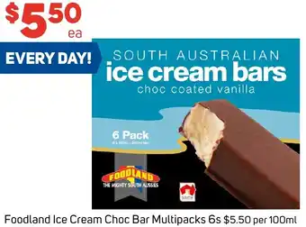 Foodland Foodland Ice Cream Choc Bar Multipacks 6s offer