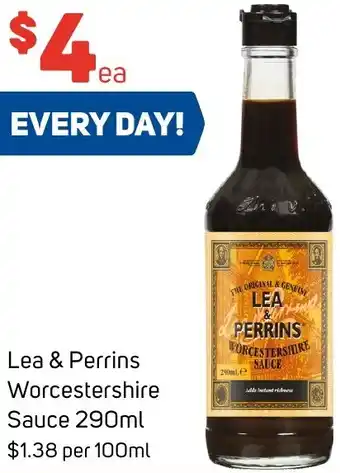 Foodland Lea & Perrins Worcestershire Sauce 290ml offer