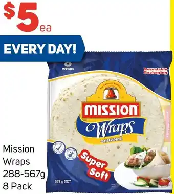 Foodland Mission Wraps 288-567g offer
