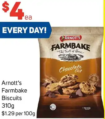 Foodland Arnott's Farmbake Biscuits 310g offer