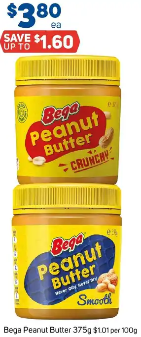 Foodland Bega Peanut Butter 375g offer