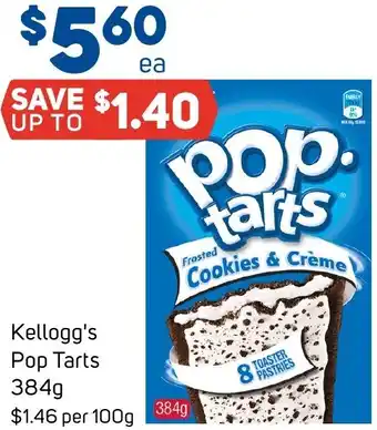 Foodland Kellogg's Pop Tarts 384g offer
