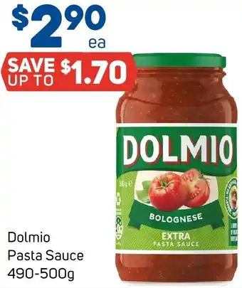 Foodland Dolmio Pasta Sauce 490-500g offer