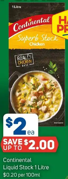 Foodland Continental Liquid Stock 1 Litre offer