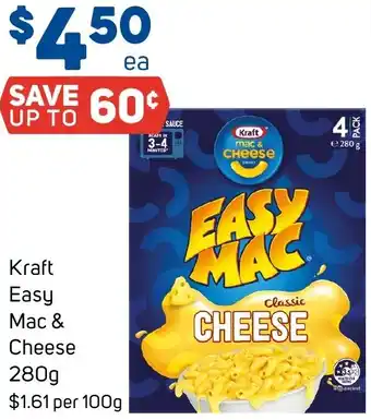 Foodland Kraft Easy Mac & Cheese 280g offer