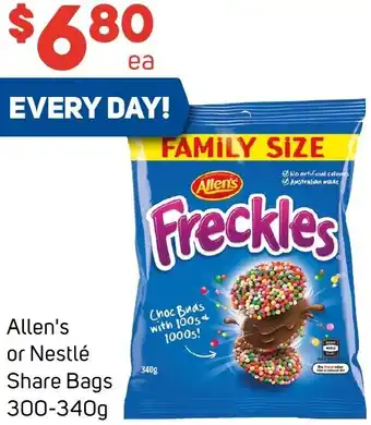 Foodland Allen's or Nestlé Share Bags 300-340g offer