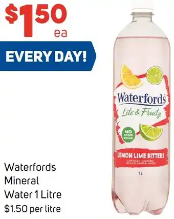 Foodland Waterfords Mineral Water 1 Litre offer