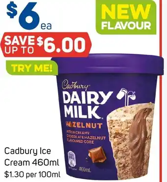 Foodland Cadbury Ice Cream 460ml offer