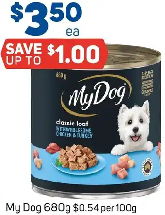 Foodland My Dog 680g offer