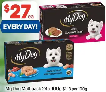 Foodland My Dog Multipack 24 x 100g offer