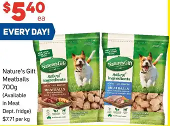 Foodland Nature's Gift Meatballs 700g offer