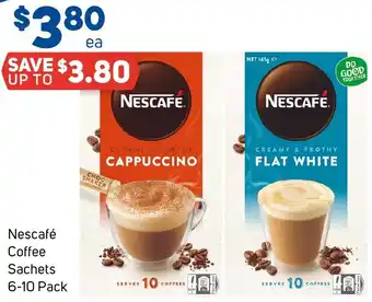 Foodland Nescafé Coffee Sachets 6-10 Pack offer