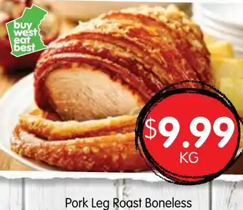 Spudshed Pork Leg Roast Boneless offer