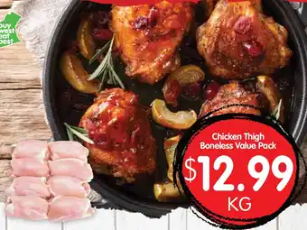 Spudshed Chicken Thigh Boneless Value Pack offer