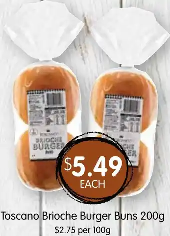Spudshed Toscano Brioche Burger Buns 200g offer