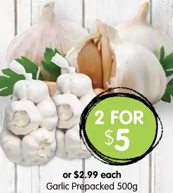 Garlic Prepacked 500g