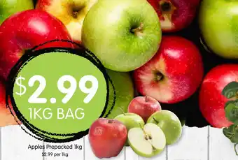 Spudshed Apples Prepacked 1kg offer