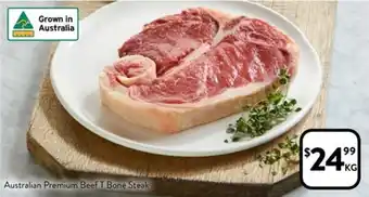 Foodworks Australian Premium Beef T Bone Steak offer