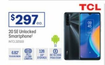 Officeworks TCL 20 SE Unlocked Smartphone offer