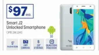 Officeworks Opel Smart J2 Unlocked Smartphone offer