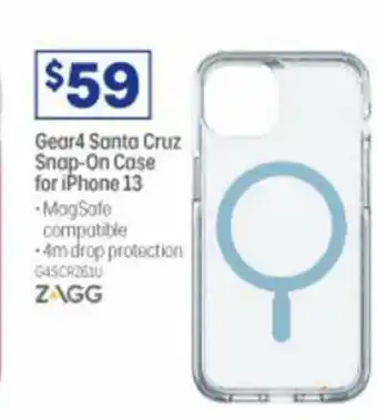 Zagg Gear4 Santa Cruz Snap-On Case for iPhone 13