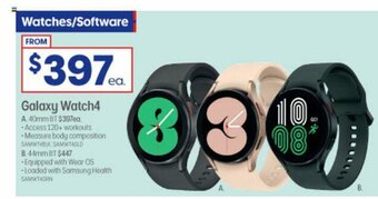 Officeworks Galaxy Watch4 offer