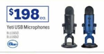 Officeworks Yeti USB Microphones offer