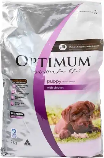 BIG W Optimum Dry Dog Food 7kg offer