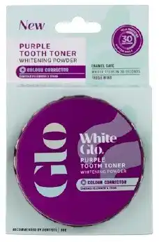 BIG W White Glo Purple Tooth Toner Powder offer