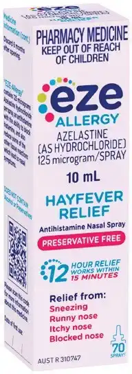 Pharmacist Advice Eze Allergy Nasal Spray 10mL offer