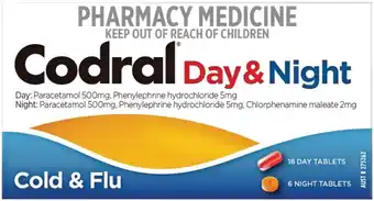 Pharmacist Advice Codral Day & Night Cold & Flu 24 Tablets offer