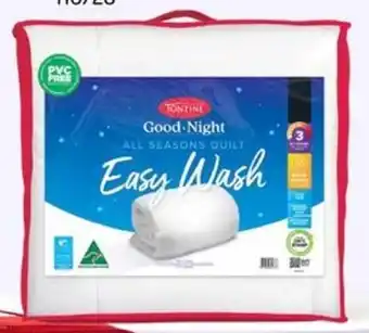 BIG W Goodnight Easy Wash Quilt - Queen offer