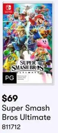 BIG W Super Smash Bros Ultimate offer