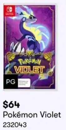 BIG W Pokémon Violet offer
