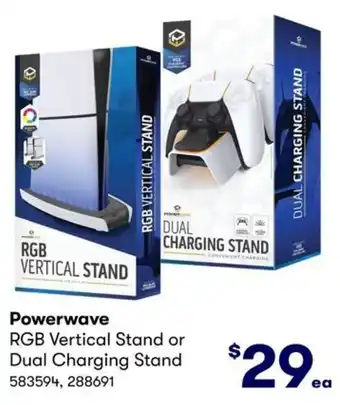 BIG W RGB Vertical Stand or Dual Charging Stand offer