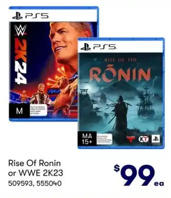 BIG W Rise Of Ronin or WWE 2K23 offer