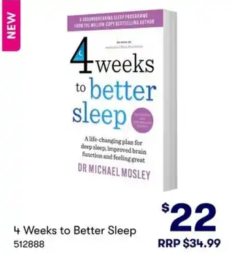 4 Weeks to Better Sleep