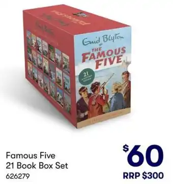 BIG W Famous Five 21 Book Box Set offer