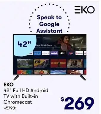 BIG W 42" Full HD Android TV with Built-in Chromecast offer