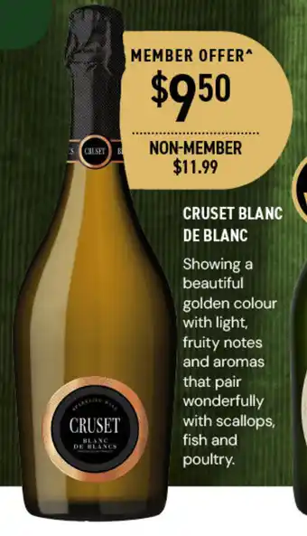 Dan Murphy's CRUSET BLANC DE BLANCS offer