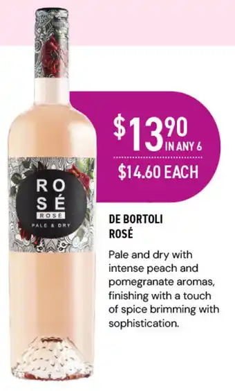 Dan Murphy's DE BORTOLI ROSÉ offer