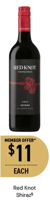 Dan Murphy's Red Knot Shiraz offer