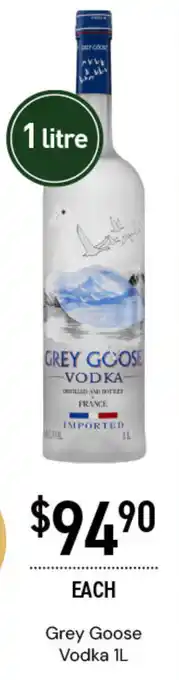 Dan Murphy's Grey Goose Vodka 1L offer